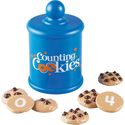 Learning Resources Smart Counting Cookies, 13 Piezas, 18 Meses +, Juegos de Imitacion, Alimentos de Juguete, Galletas de Juguete, Comida de Juguete para niños