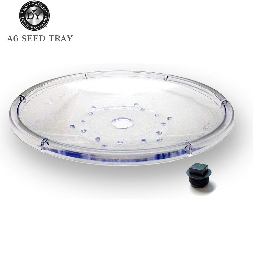 Droll Yankees A6T Seed Tray, Alimentador para Aves, Bandeja de Semillas, Cardenal