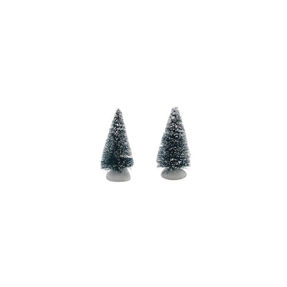 Department 56 Accesorios para aldeas Bag-O-Frosted Topiaries Árbol