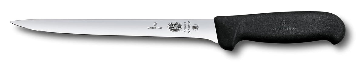 Victorinox Swiss Army Set de Barbacoa de 7 Piezas Master Competition con Mangos Fibrox Pro Rojos y Rollo para Cuchillo