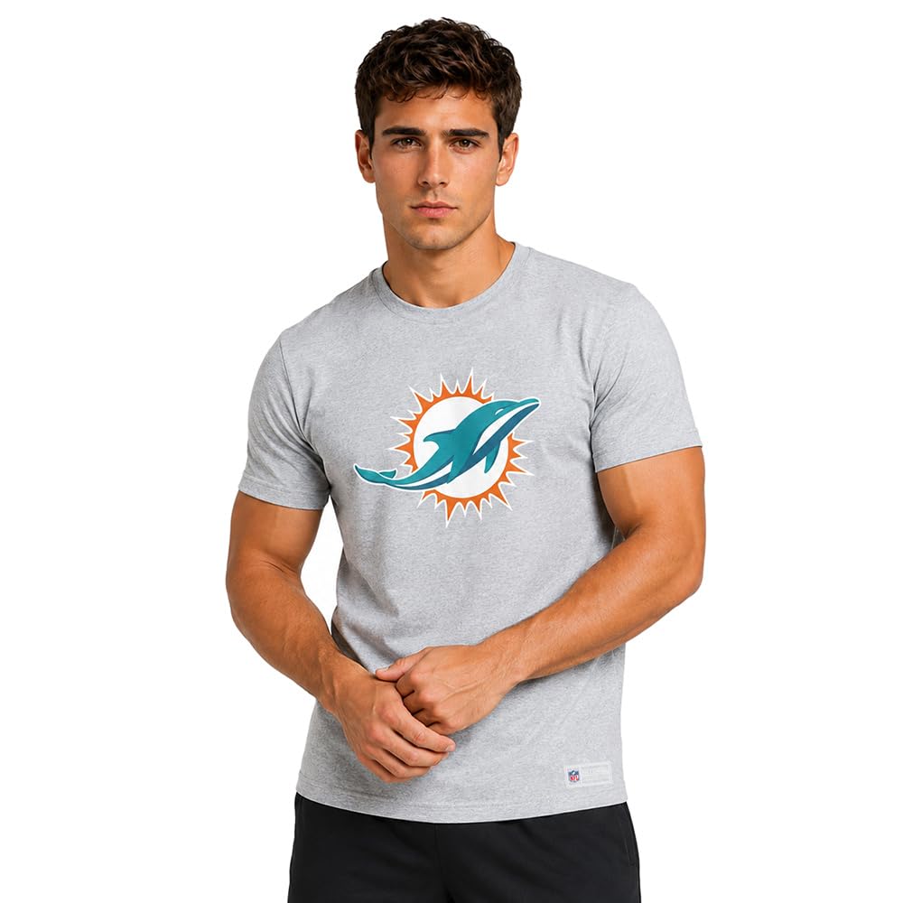 NFL Playera Aficionado Básica Miami Dolphins