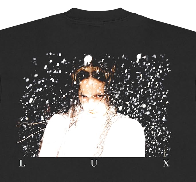 ROSALÍA - Playera Unisex con Logotipo Oficial Merch Lux para Adultos, Color
