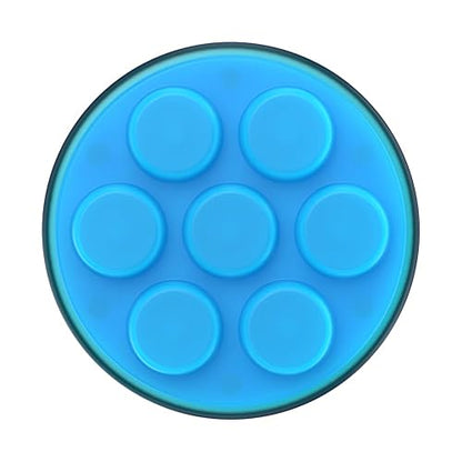 PopSockets - Empuñadura para teléfono a Base de Plantas con Soporte expandible, Agarre calcomanía, PopSockets ecológicos para teléfono - Popper translúcido Azul eléctrico