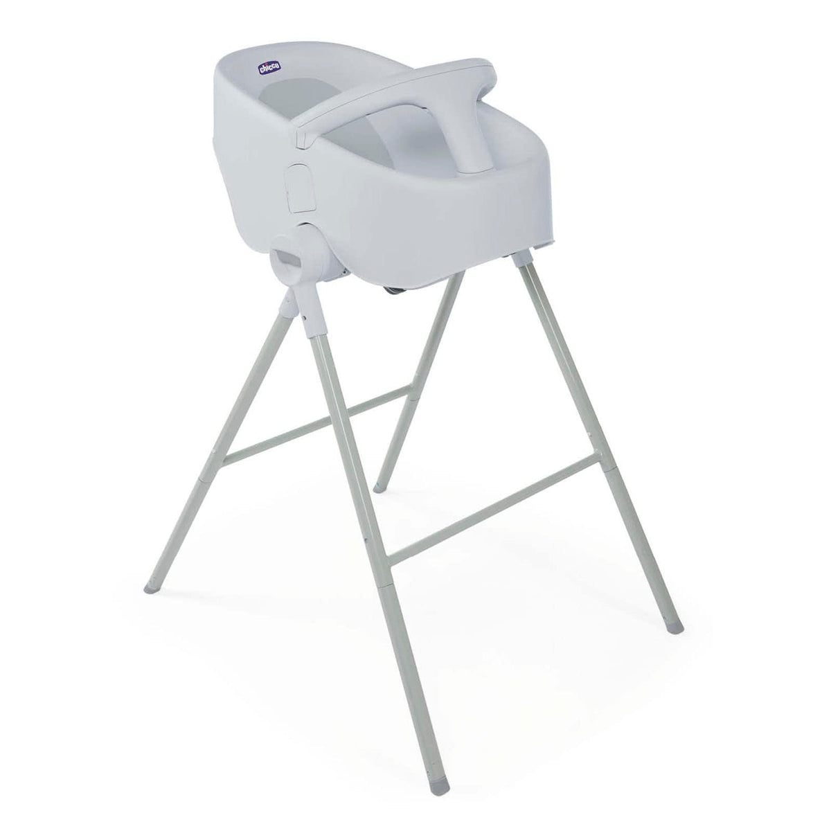 Chicco Bañera alta para Bebé Bubble Nest, Color Gris. Función 2 en 1 con doble modalidad. Compatible con tinas y regaderas, ideal para bebés de 0 a 12 meses de edad