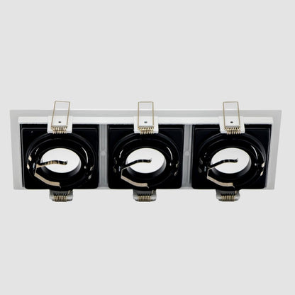 Empotrable Dirigible Para Spot Triple Color Blanco Max. 50W, Base MR16, Apertura 120°