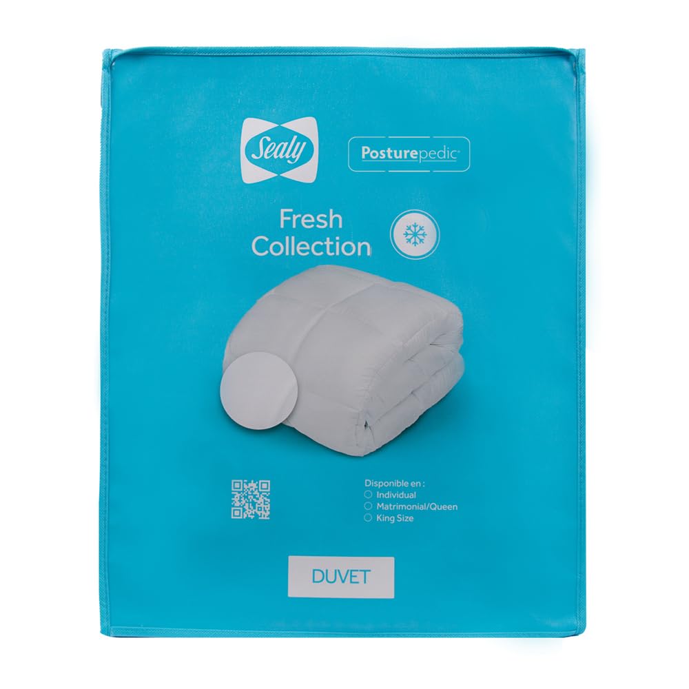 Sealy Duvet Fresh KS con Relleno de Fibra Down Alternative y Tencel