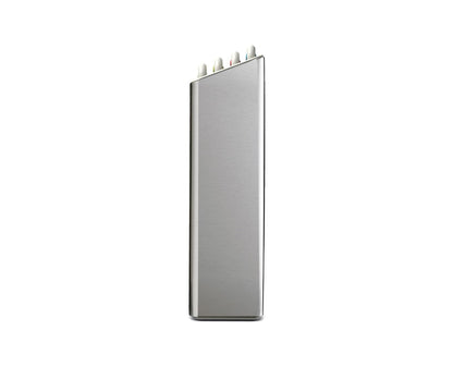 Joseph Joseph - Juego de tabla de cortar de 4 piezas codificadas por colores, estuche delgado de acero inoxidable para almacenamiento de cocina organizada, piedra ligera