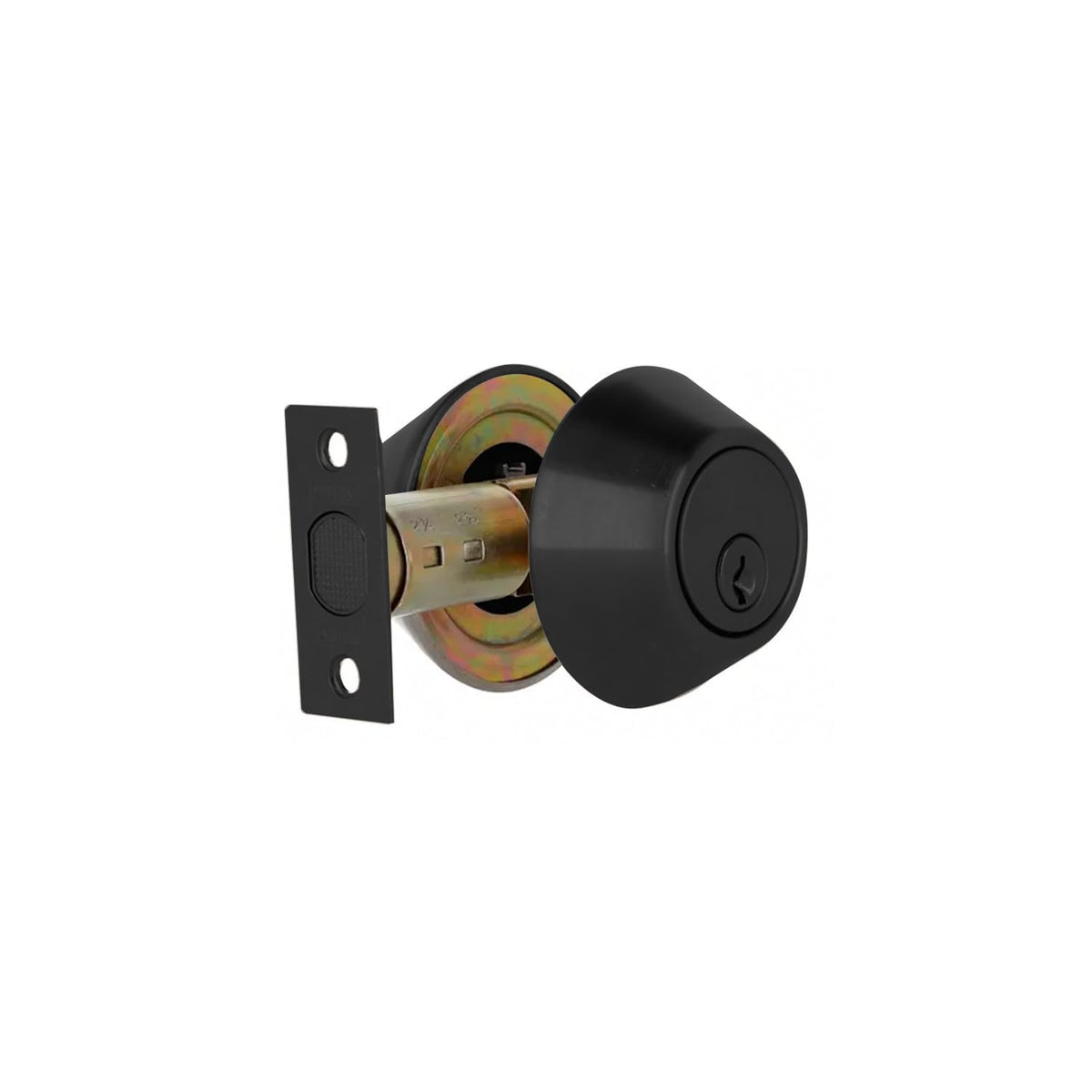 Phillips Combo Cerrojo/Manija Nogal Para Entrada LLave-Mariposa Negro