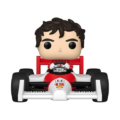 Funko Pop! Rides Super Deluxe: McLaren - Ayrton Senna | Mercancía Oficial de Ad Icons - Figura de Vinilo Coleccionable para Decoración - Regalo de Cumpleaños para Fans