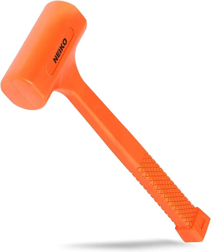 Neiko Martillo Muerto Naranja Neón - 1.36kg (3lbs) - Martillo