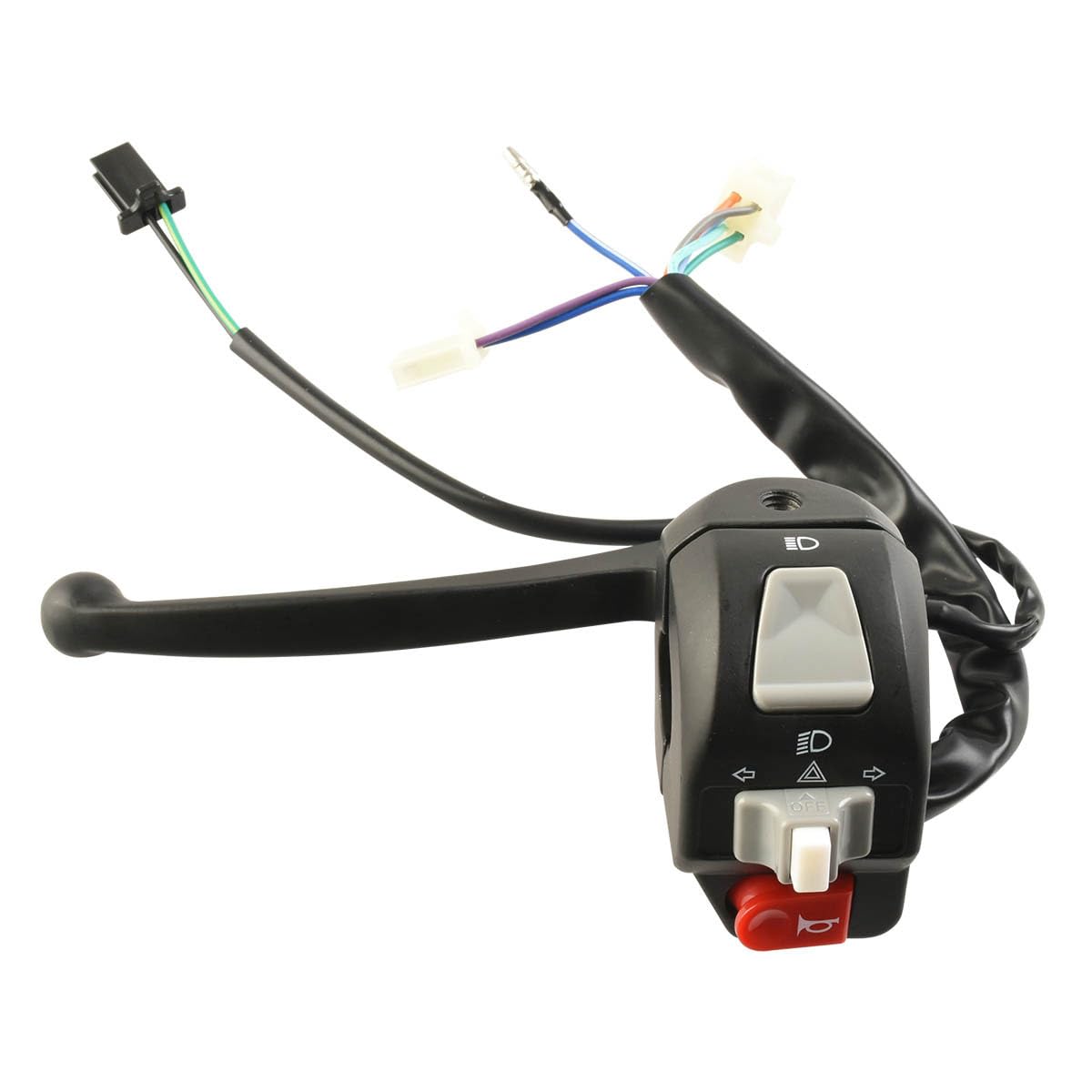Italika Interruptor Electrónico Mando Izquierdo Negro F04040175 Pulsador