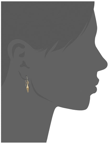 Kensie Pendientes chapados en oro "Yolo"