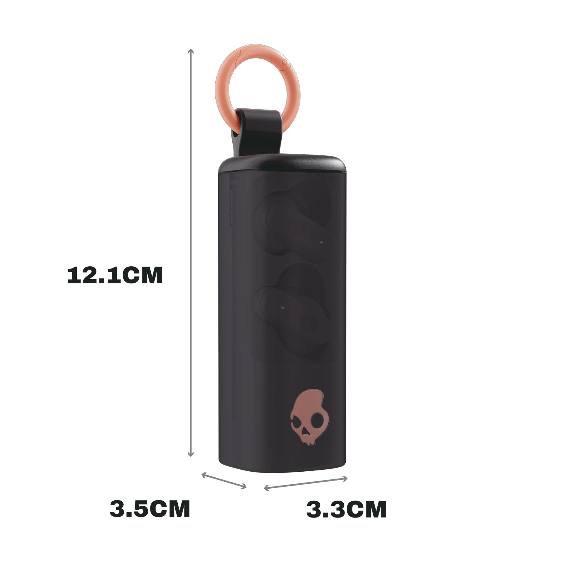 Skullcandy Dime EVO Auriculares In-Ear Inalámbricos, 36 h de Autonomía, Micrófono, Compatibles con iPhone Android y Dispositivos Bluetooth, Negro
