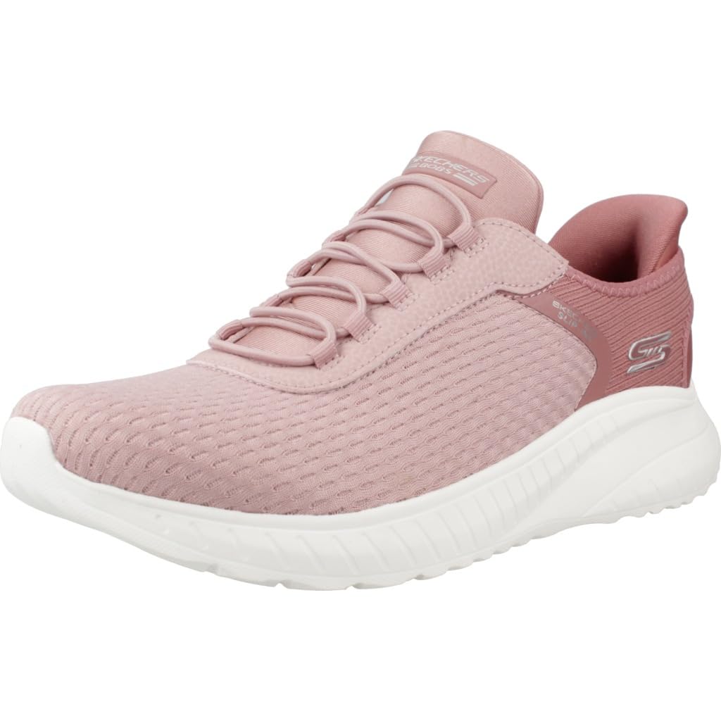Skechers - Zapatillas de Deporte para Mujer con Manos Libres, Bobs Squad Chaos
