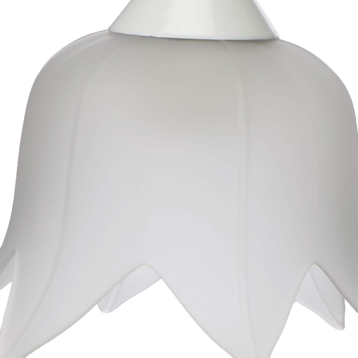 MAXXI MX-CL6613/B Candil Decorativo Techo, Vidrio Mate Flor, E26, 3 Piezas