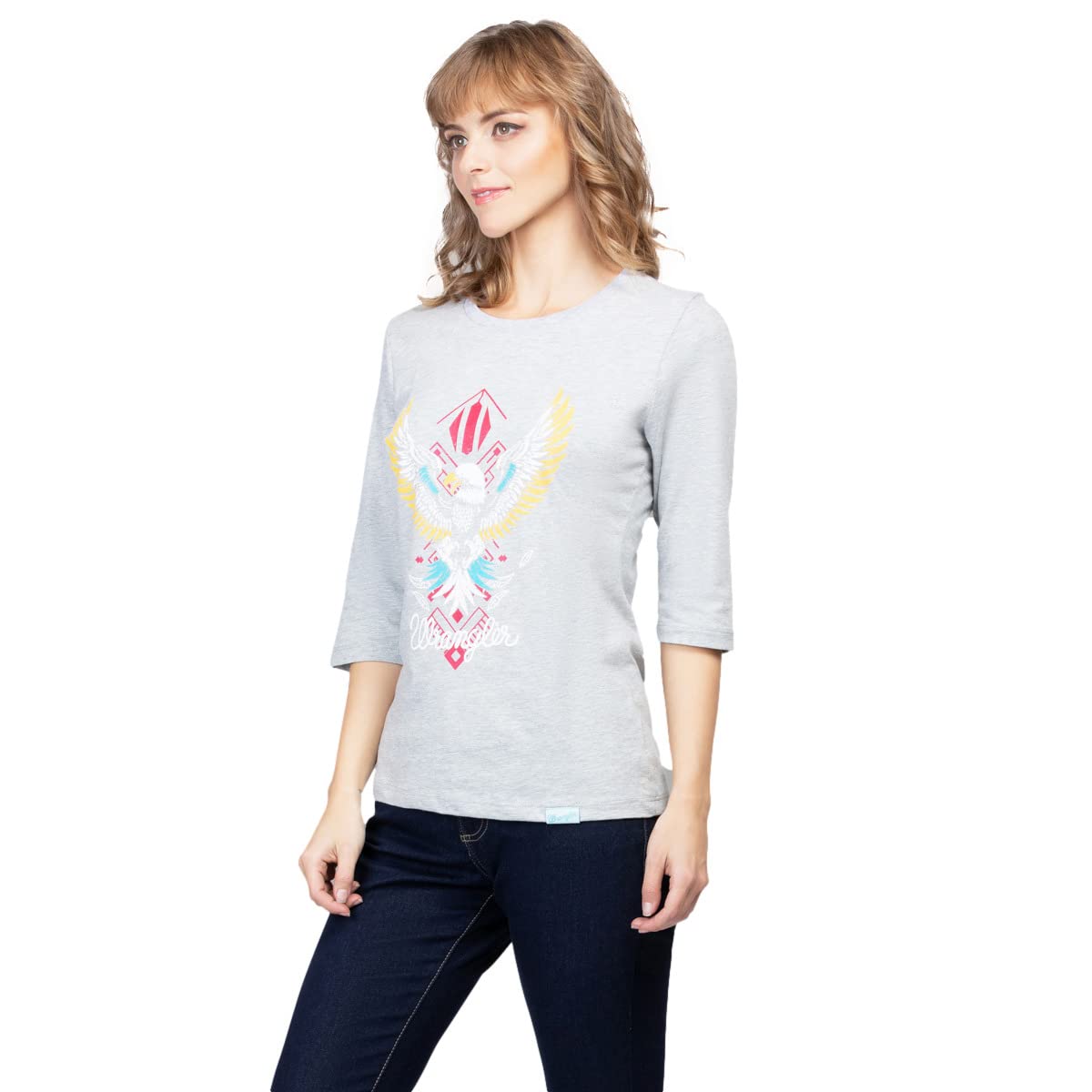 Wrangler Linea: Playera Segmento: Fashion Playera Manga 3/4 Blusas Mujer