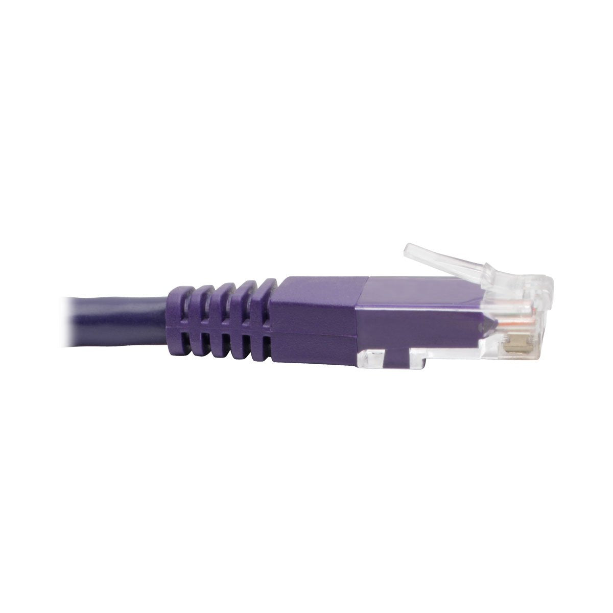 Tripp-Lite Cat6 N200-010-PU - Cable Conexión de Red Ethernet Moldeado, Púrpura, 3.05 m/10 ft
