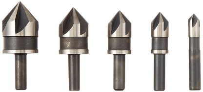 IRWIN Tools Brocas avellanadas de óxido negro, juego de 5 piezas (1877791)