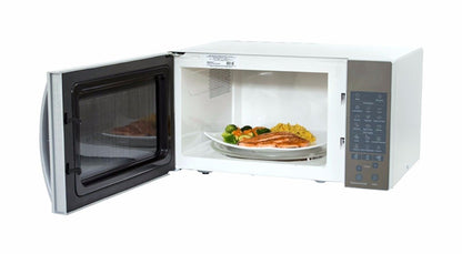 Whirlpool WM1211D Horno de Microondas con 1.1 Pies Cúbicos, Plata + Cuisinart - C77WTR-15P Juego de cuchillos clásico forjado de triple remache, Set de 15 piezas, blanco