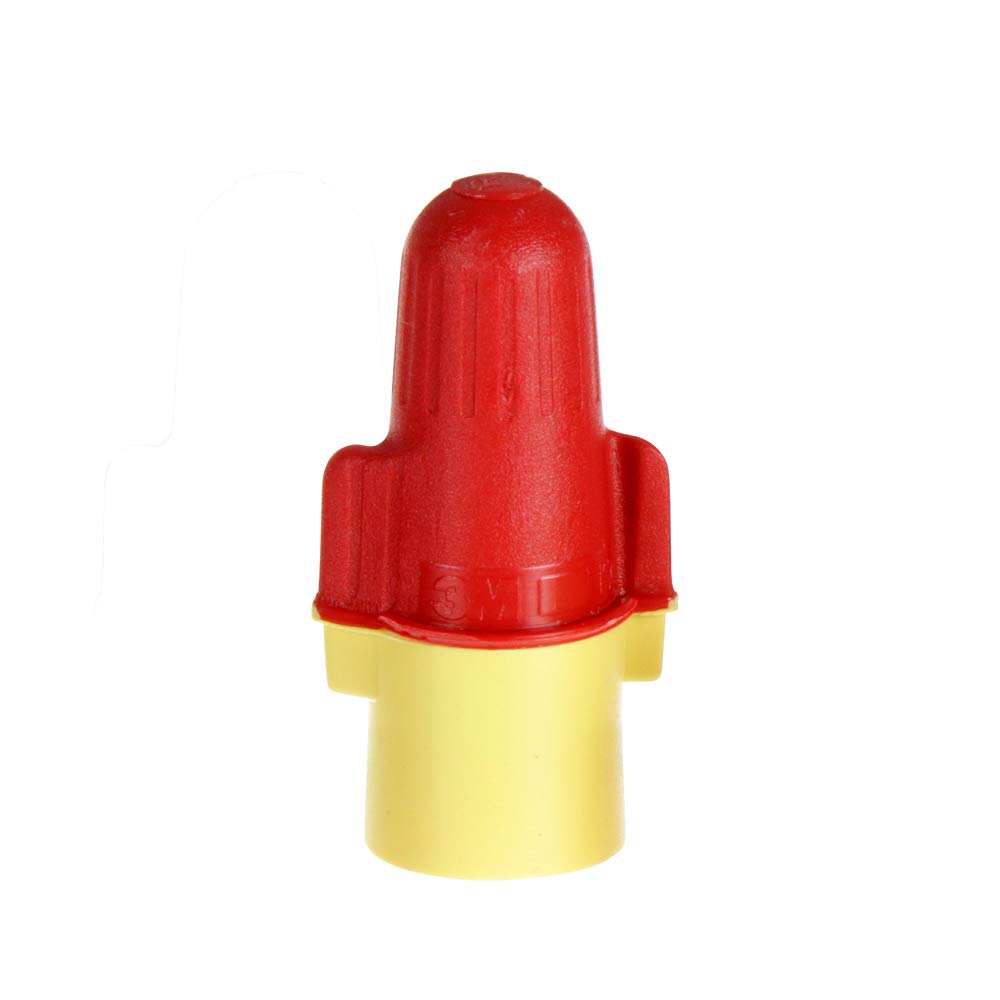 3M Performance Plus Conector de Alambre R/Y+ | Rojo/Amarillo, bolsa de 100, 22-8 AWG, resorte de acero flexible