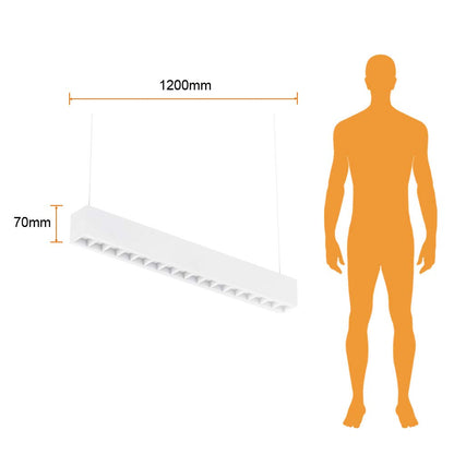 Tecnolite Lámpara Colgante LED, Luz de Techo Minimalista, 40 W, Luz Blanca 4 000 k, Atenuable, 127 V, 4500 lm,