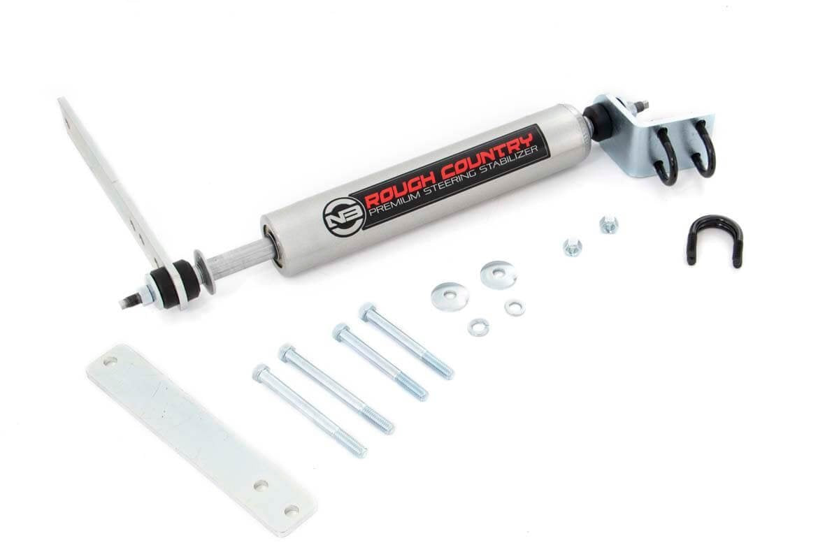Rough Country N3 Estabilizador Dirección Delantero para Ford F150, F250, F350, Bronco 80-96