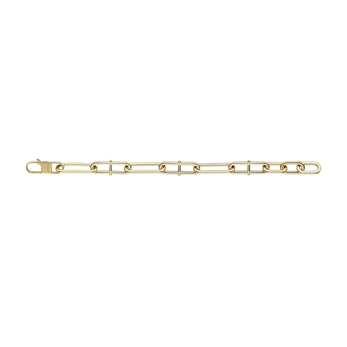 Fossil Women's Gold-Tone Stainless Steel Chain Bracelet