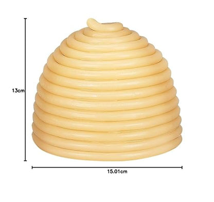 Candle by The Hour 70-Hour Beehive Candle Refill, Eco-Friendly Natural Beeswax with Cotton Wick