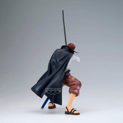 Banpresto - One Piece Shanks Grandista Figura de colección 8.7 Pulgadas - Estatuilla Anime con Espada, Pose dinámica y Acabado Premium para exhibición