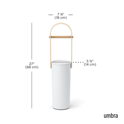 Umbra Bellwood Soporte de Papel higiénico con Compartimento de Almacenamiento para 3 Rollos