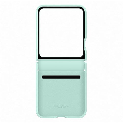Samsung Galaxy Flip6 Flap Vegan Leather Case Color: Menta