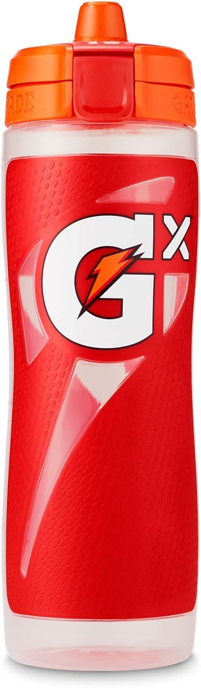 Gatorade Botella Gx Recargable de 30 oz - Sistema de hidratación - Rojo