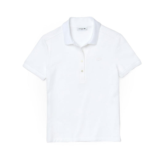 Lacoste Polo de Mini Piqué elástico L.12.D de Corte Slim para Mujer XS