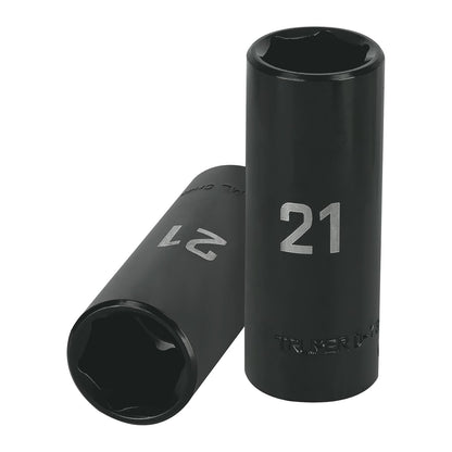 Truper Dado Largo de Impacto 6 Puntas 10mm Cuadro 1/2" D-7310-ML - 21 mm
