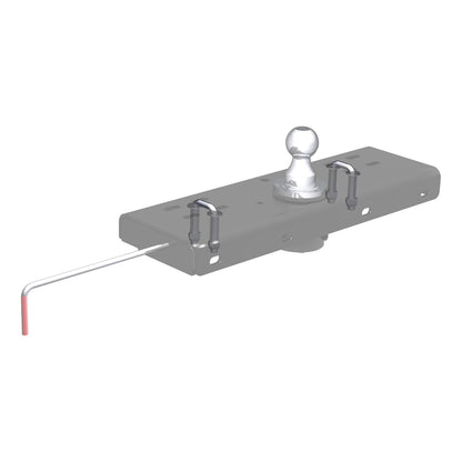 CURT Kit de Tornillos en U para Cuello de Cisne 66113, Zinc