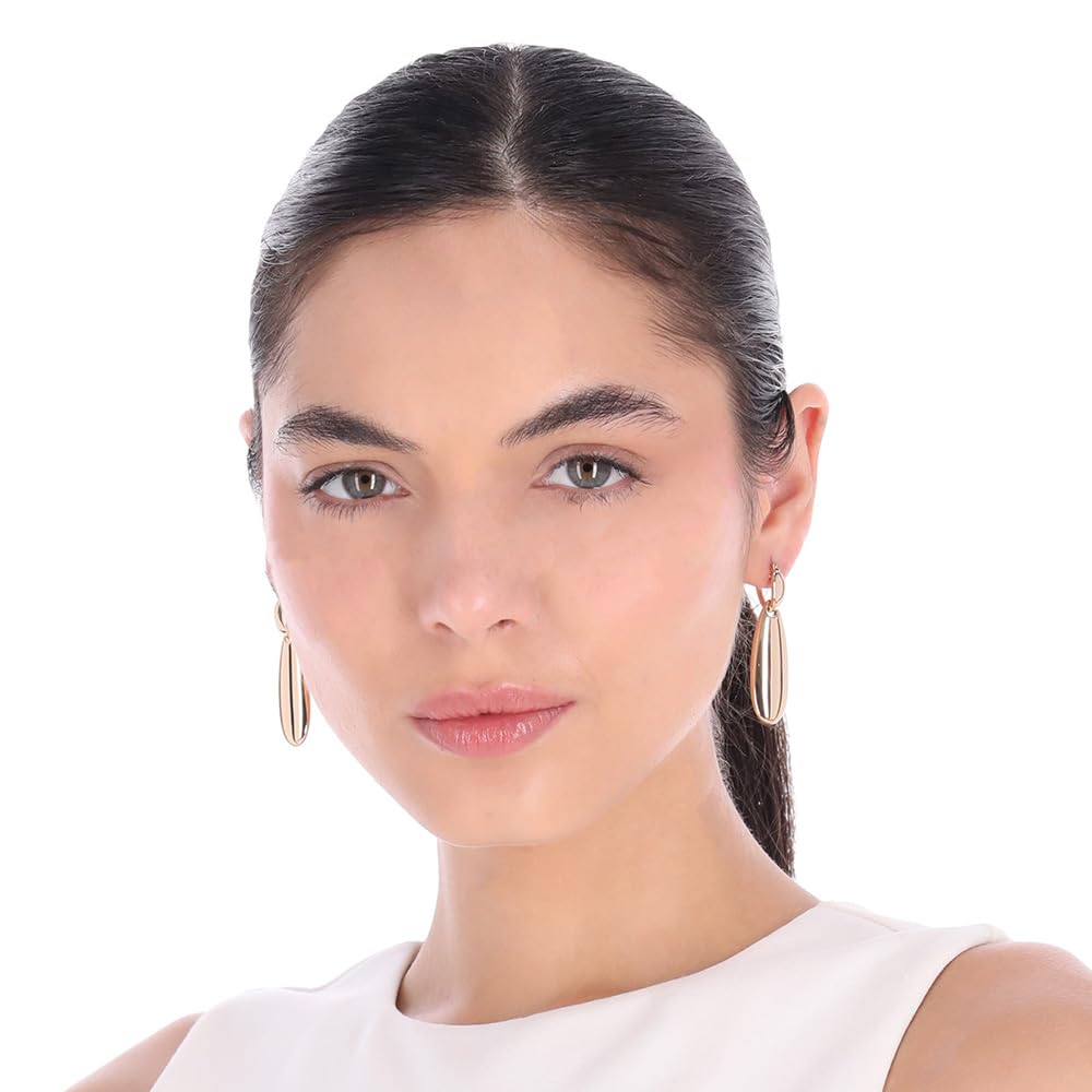 Nine West Aretes Dorado para Mujer