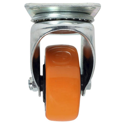 Dogotuls ZF5113 Rodaja PVC Giratoria, color Naranja, 2 x 1/2"