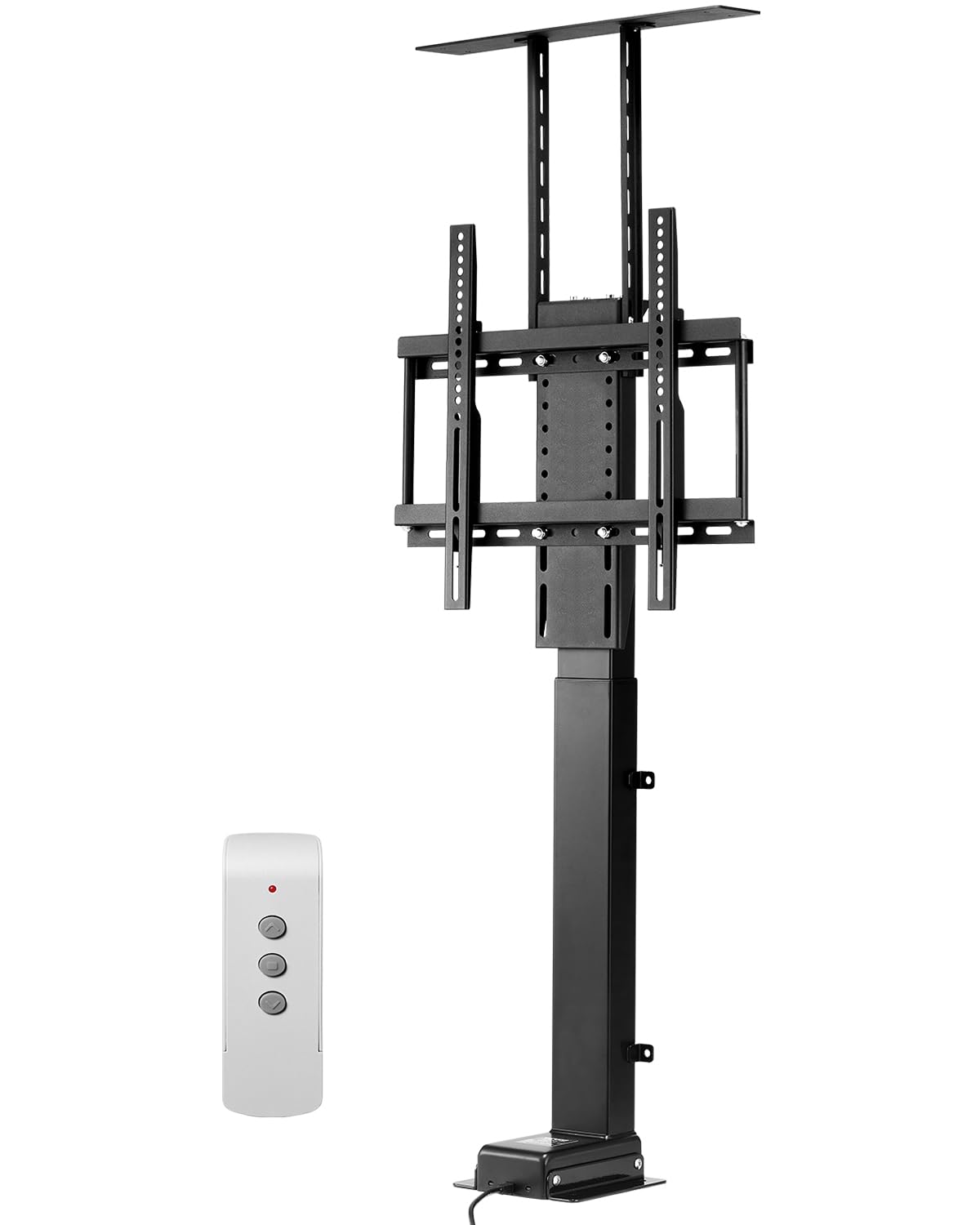 VEVOR Soporte de TV Motorizado, con Carga Máxima de 60 kg, Soporte de TV Eléctrico Vertical con Control Remoto, para Televisores de 32 a 55/32 a 50 Pulgadas, 485 x 175 x (600-1535) mm