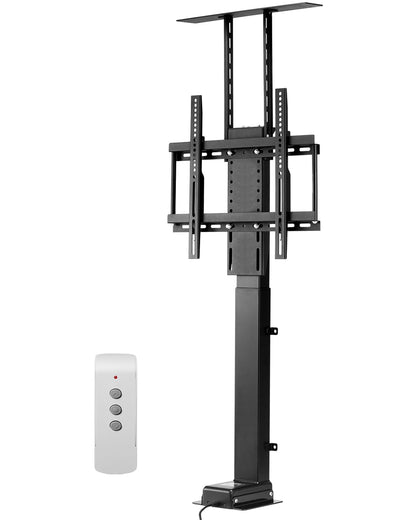 VEVOR Soporte de TV Motorizado, con Carga Máxima de 60 kg, Soporte de TV Eléctrico Vertical con Control Remoto, para Televisores de 32 a 55/32 a 50 Pulgadas, 485 x 175 x (600-1535) mm