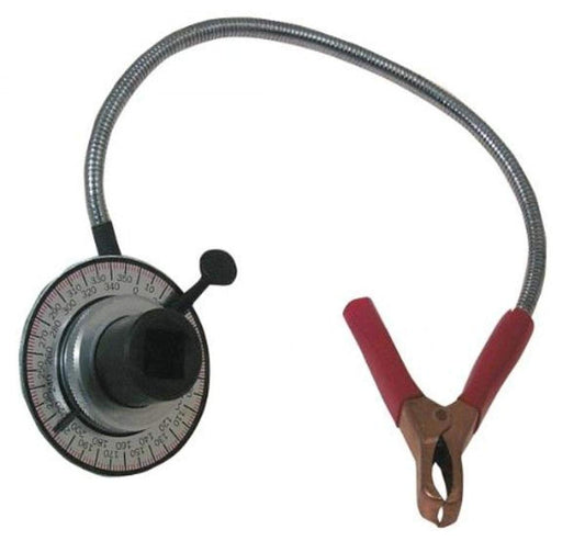 Lisle 28100 Medidor de Ángulo de Torsión de 1/2 Pulgada, Ajuste Universal