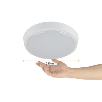 Tecnolite - Lámpara Plafón LED Techo 20 W, Luz Cálida Brillante, Interiores, No atenuable, LED integrado
