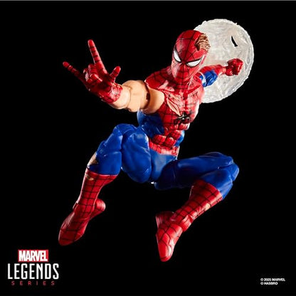 Marvel Legends Spider-Man Magic The Gathering Figura Articulada 15 cm | Marvel Legends Spider-Man Figura de acción de 6 pulgadas Magic The Gathering Wave 1 - Spider-Man Battle Damaged