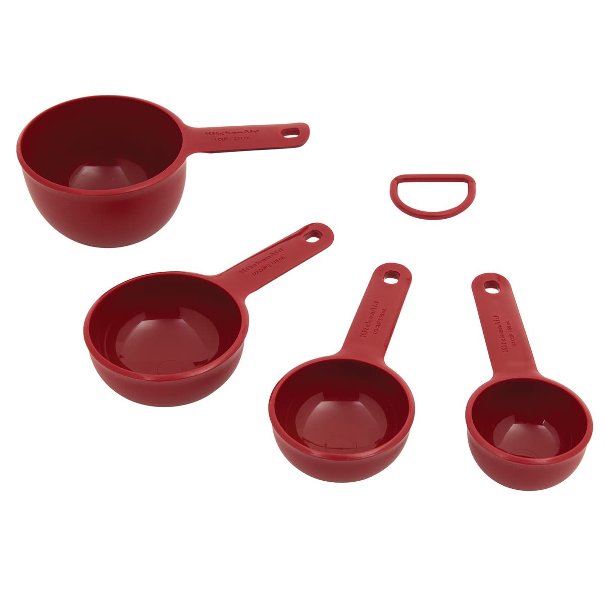 KitchenAid Juego de tazas medidoras universales, 4 piezas, Empire Red
