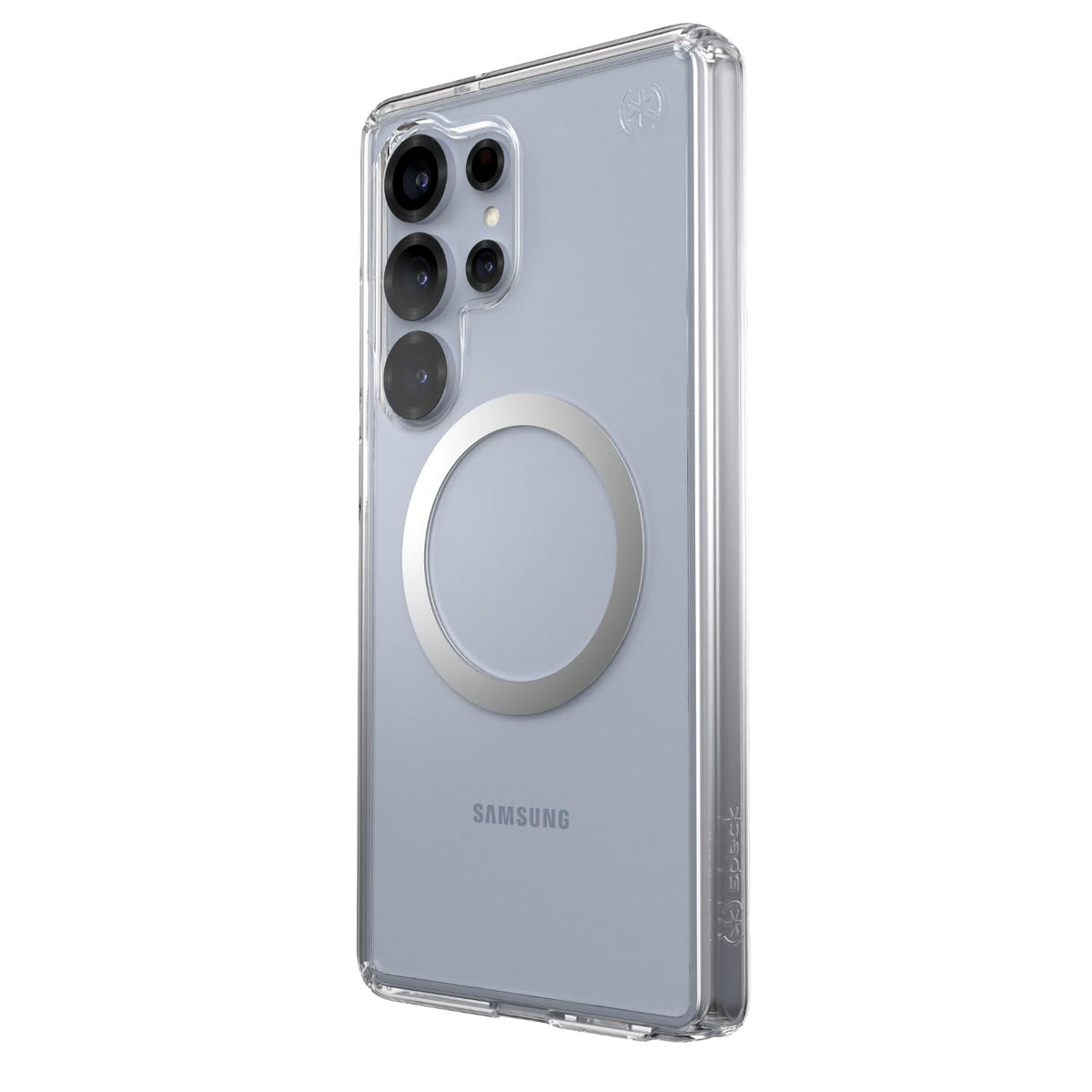 Speck - Funda para Samsung Galaxy S25 Ultra – Funda magnética, protección contra caídas de 13 pies, Anti-amarilleamiento-Samsung S25 Ultra, Bisel Elevado y Botones mejorados, Presidio