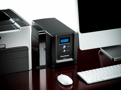 CyberPower OM1500ATLCD UPS con Regulador de Voltaje, 1500V | Pantalla LCD, Topología Línea Interactiva