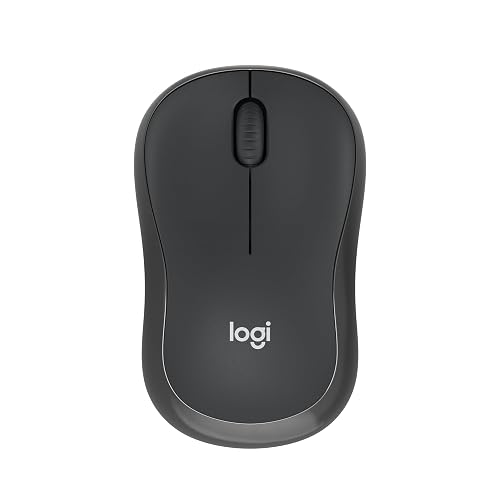 Logitech Mouse Bluetooth silencioso M240, inalámbrico, Compacto, portátil, Seguimiento Suave, batería 18 Meses, Windows, macOS, ChromeOS, Compatible con PC, Mac, laptops, Tablets - Negro