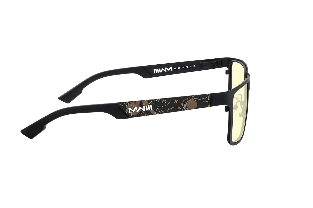 Gunnar - anteojos oficiales para juegos Call of Duty – Lentes para juegos y computadora con bloqueo de luz azul con tecnología patentada de lente