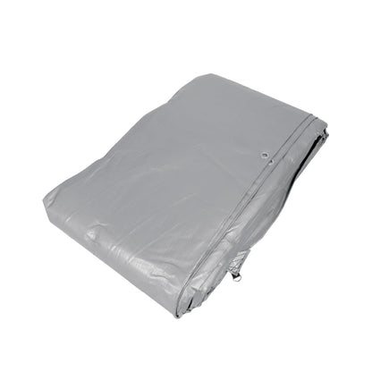 Truper Lona Reforzada con Ojillos de Aluminio - Lona - 7 x 10 m - Gris