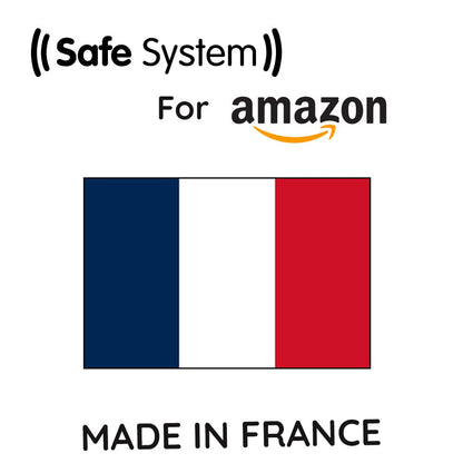 Safe System PRIMO Autoasiento Grupo 0/1/2 (0-25Kg) - Made in France - Respaldo de carretera 0-10Kg - Inclinable - Nero