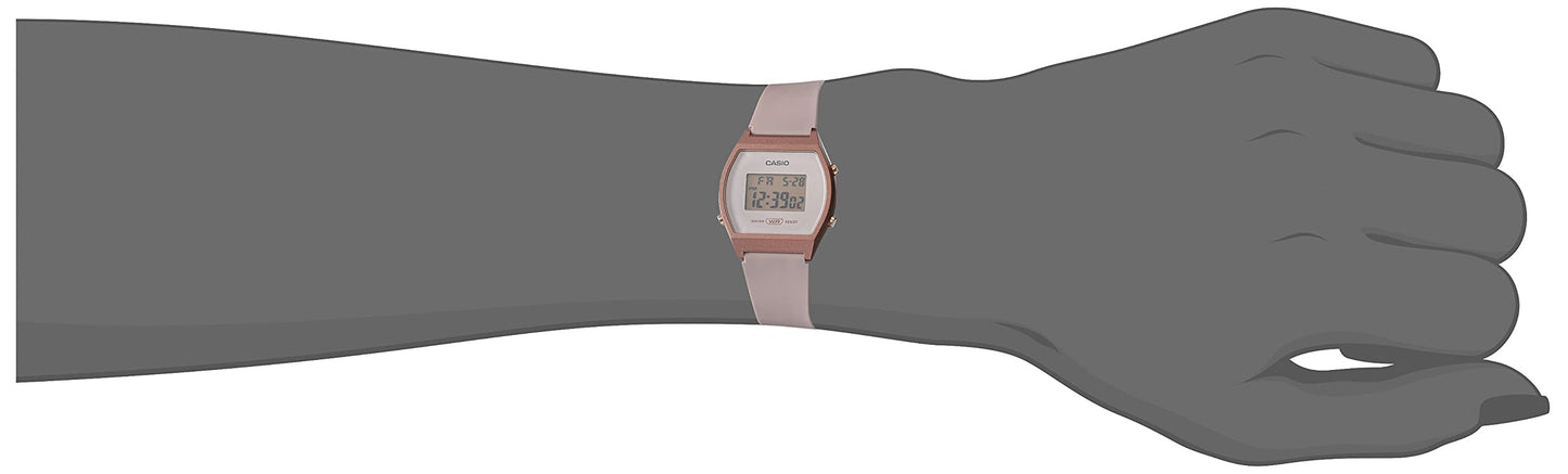 Casio Reloj deportivo de cuarzo para mujer con correa de resina, r21 (Modelo: LW-204-4ACF), Rosa/Rebel Fun., Unitalla